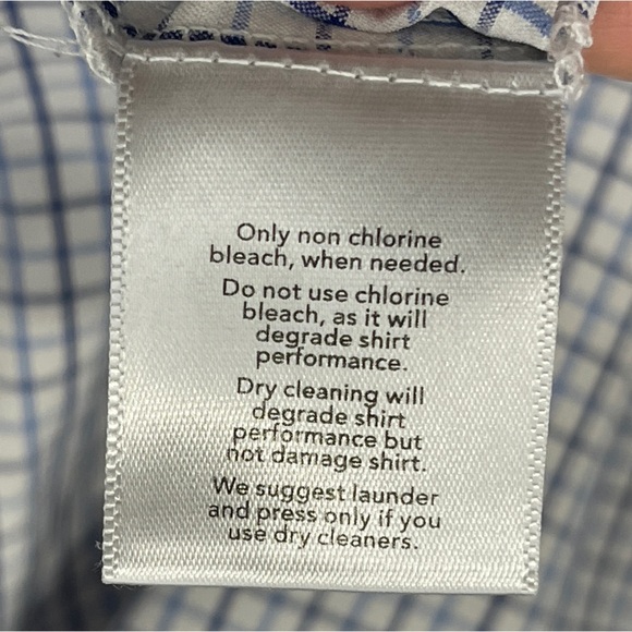 Mizzen+Main Men’s Performance Large Trim Fit Leeward Dress Sport Shirt - Picture 5 of 5